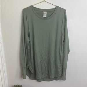 Olive Green Long Sleeve Tee